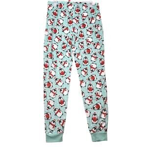 Secret Treasures Lounge Pants Plush Penguin PJ's Drawstring Pajamas S/CH Small